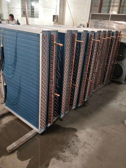 上海冷凝器厂家琴江供应翅片式换热器翅片式冷凝器qj10hp中央空调冷凝